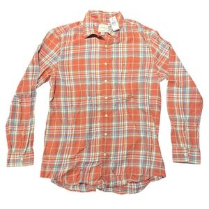 American Eagle Super Soft Plaid Button-Down Shirt – Size L Tall (NWT)